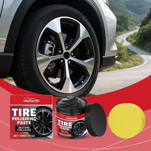 HOMONTH Tire Polish - Car Tire Renewal Cream, Tire Care and