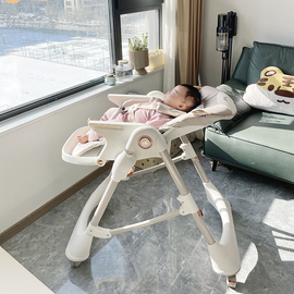卡曼宝宝餐椅婴儿餐桌椅家用可坐躺多功能，便携幼儿童吃饭学坐椅子