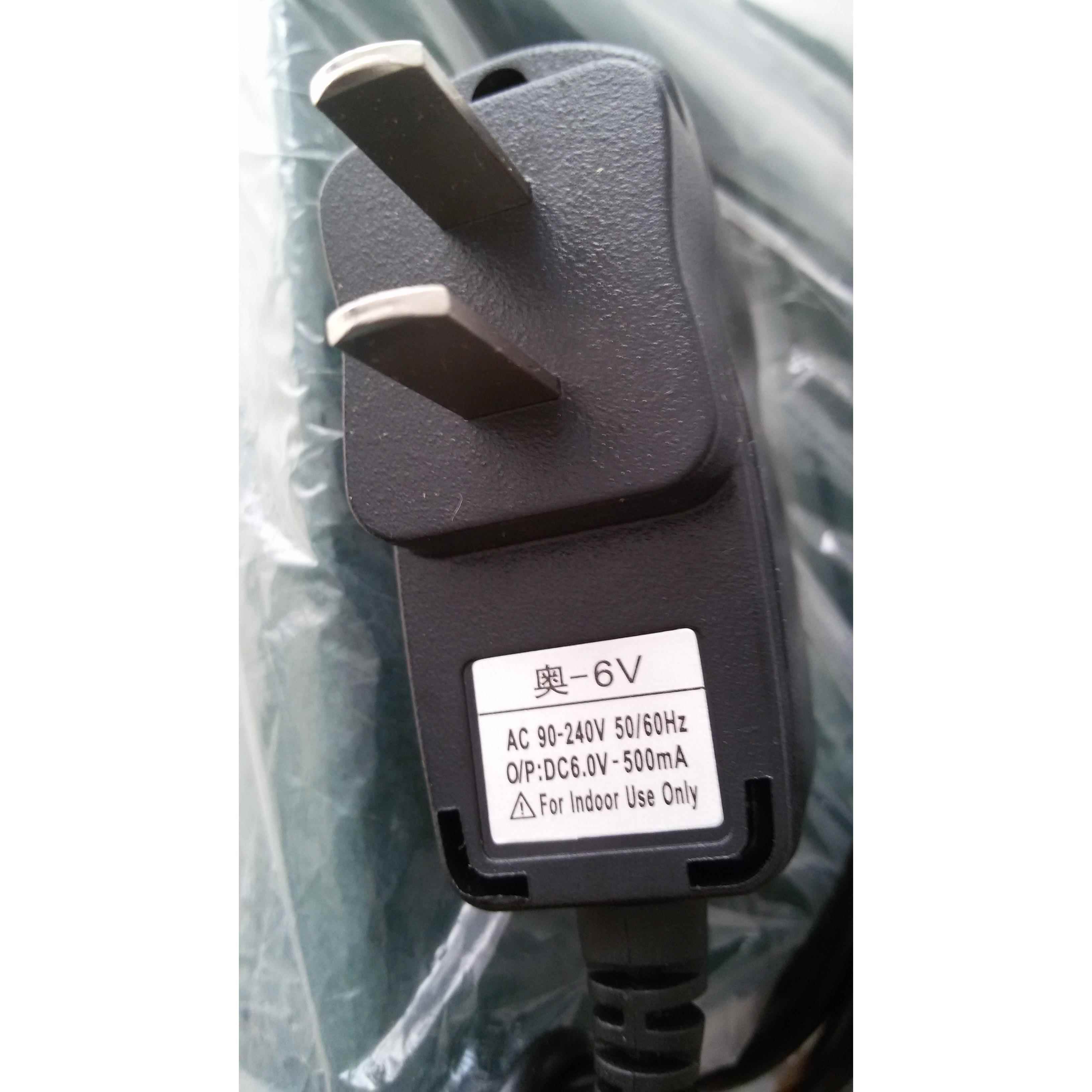计价秤6V/500mA充电器圆孔通用折叠台秤大阳凯丰华鹰等专用弯头