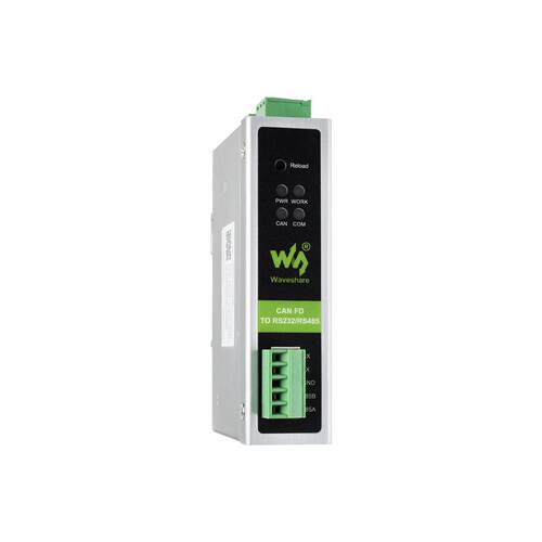 微雪 工业级CAN FD转RS232/RS485 双向转换器CAN总线转串口Modbus