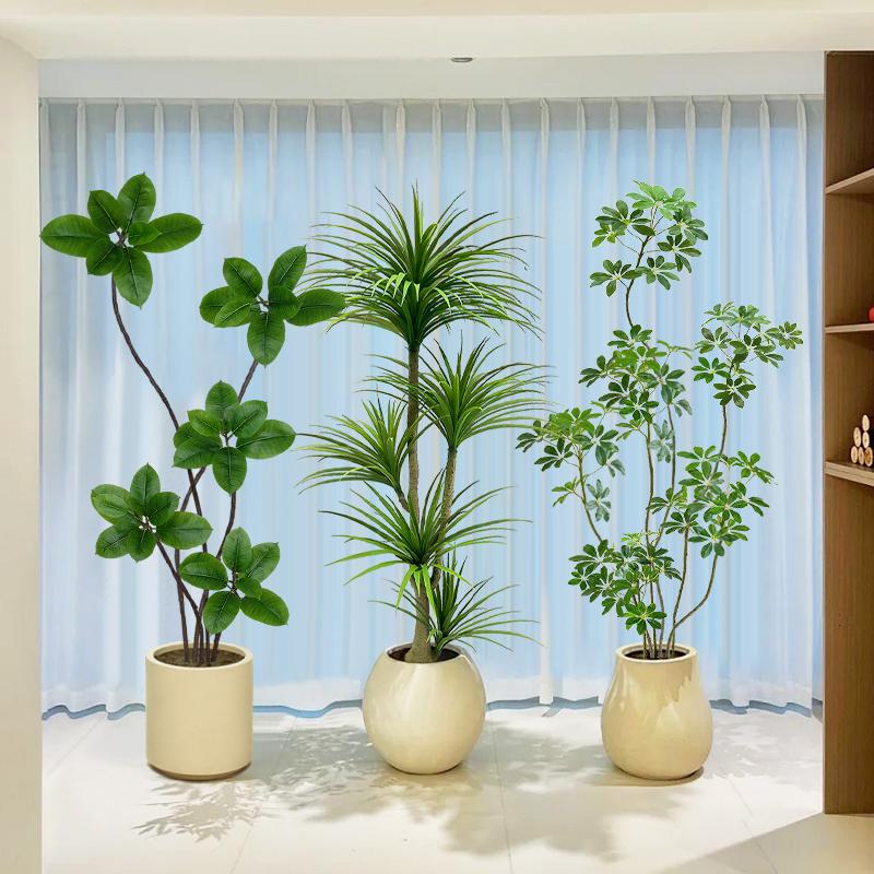 仿真绿植龙血树高级感客厅装饰落地摆件室内大型盆栽假树仿生植物