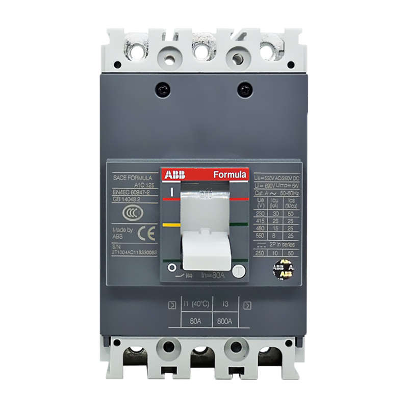 ABB三相空气开关A1C125TMF32A 40A 50A 63A 100A FF 3P塑壳断路器