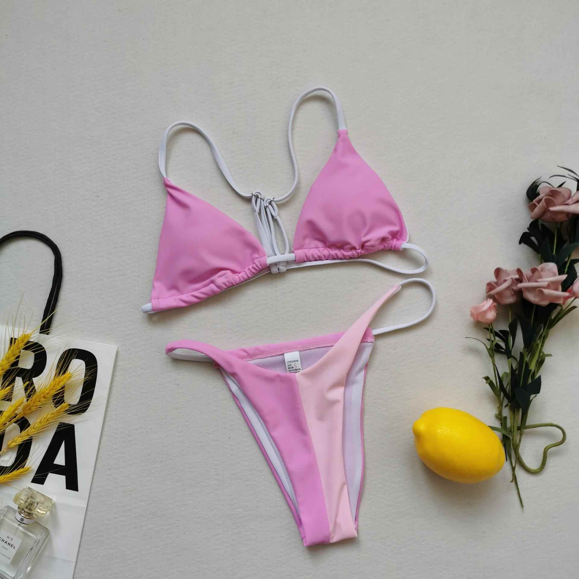bikini sexy two-piece swimsuit womens Juntong multi-color