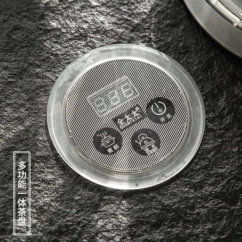 天然乌金石茶盘套装全自动上水电磁炉烧水壶一体家用茶海茶台