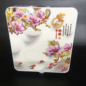 3D鲤鱼戏水带储物盒卫生间蹲便器水箱家用工程水箱厕所冲水器