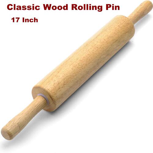 Classic Wood Rolling Pin Dough Roller Classic Pastry Rolling