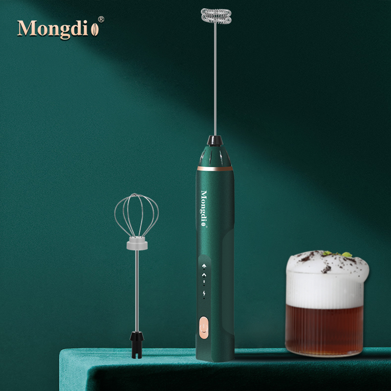 Mongdio打奶泡器咖啡打泡器电动奶泡机家用小型手持搅拌棒打发器