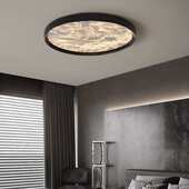 房间简约高级无缝新款 极现代超薄灯主卧卧室感简云雾2025灯吸顶灯