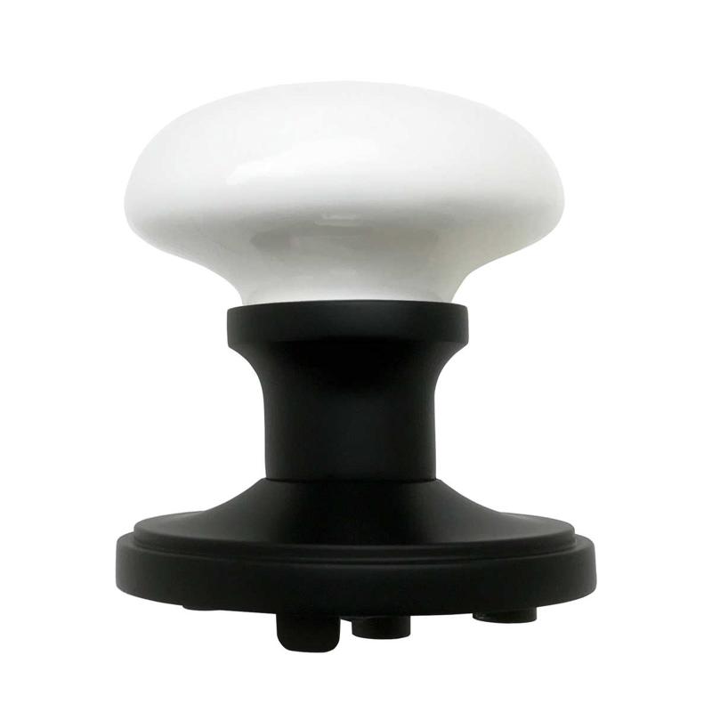 陶瓷门把手美式高档房门浴室锁白色陶瓷室内门锁white door knob