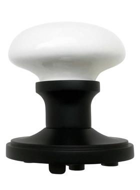 陶瓷门把手美式高档房门浴室锁白色陶瓷室内门锁white door knob