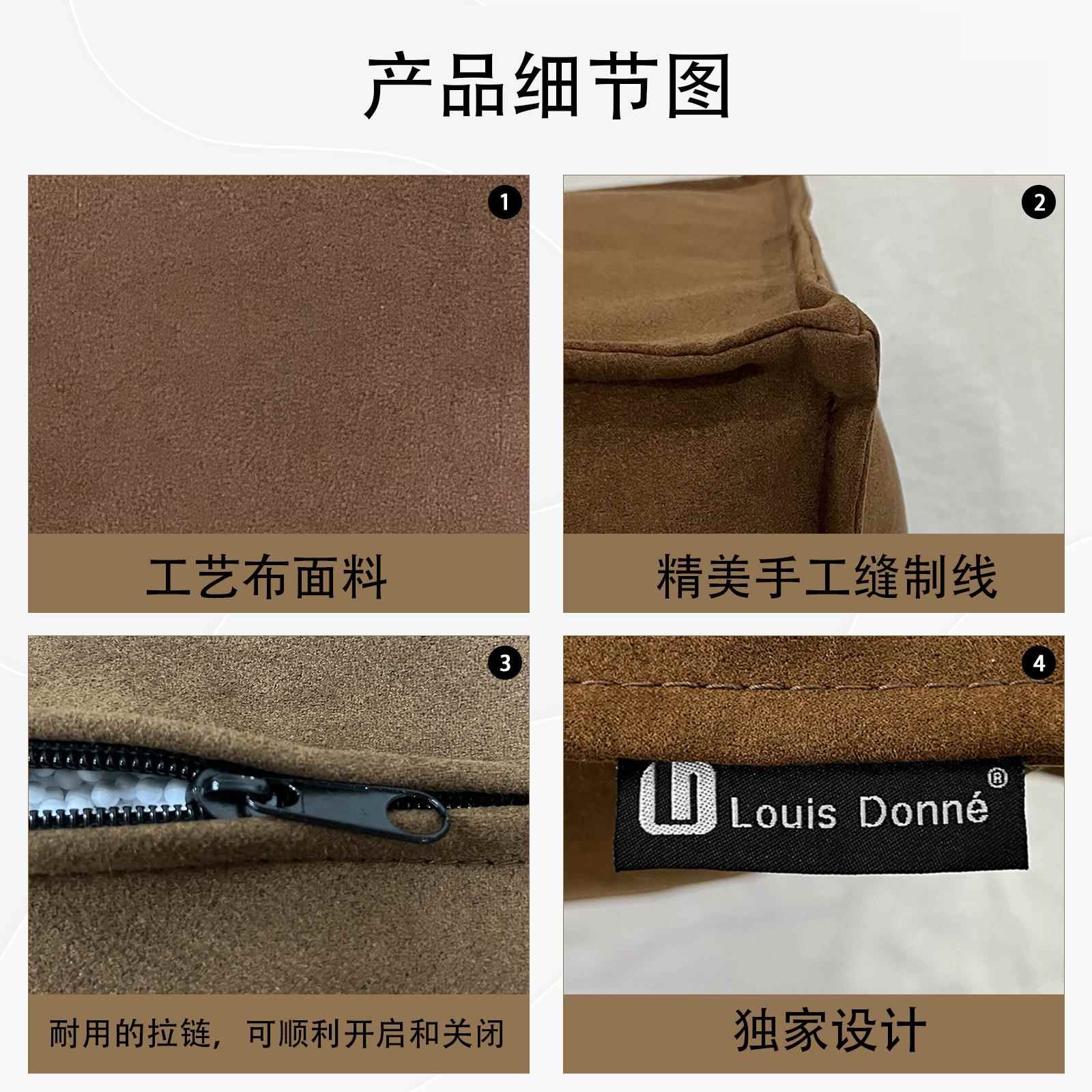 布艺简约脚踏套方形可填充收纳蒲团坐垫沙发搁脚凳户外休闲垫脚凳