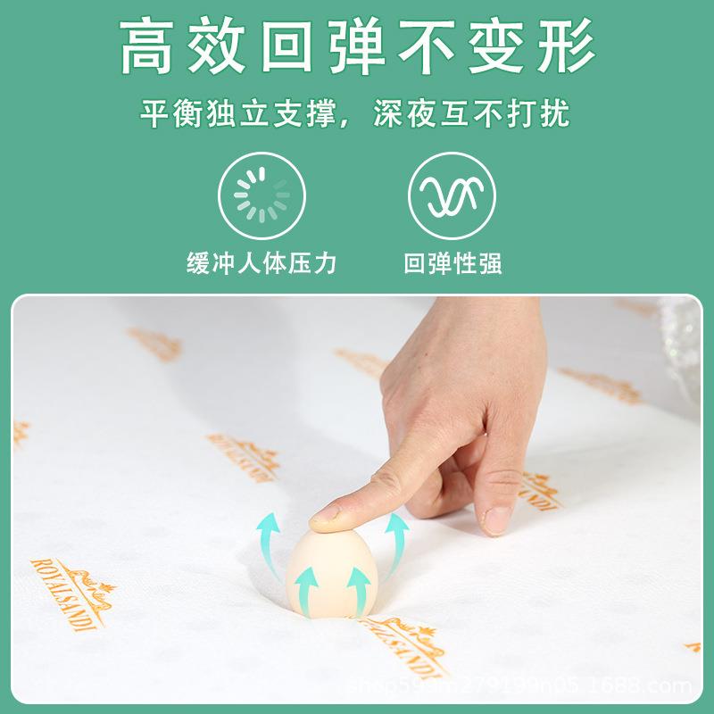 泰国天然乳胶床垫席梦思榻榻米床垫酒店学生宿舍按摩床垫