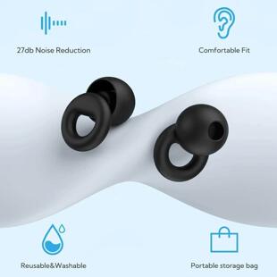 Plugs Silico Loop Ear Reduction Sleeping Noise Quiet for
