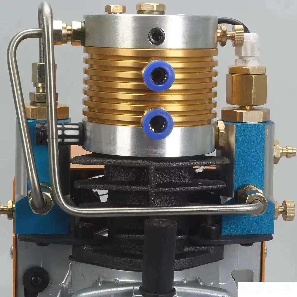 220V 80L/min 4500Psi 300Bar 30Mpa自动停止PCP泵高压空气压缩机