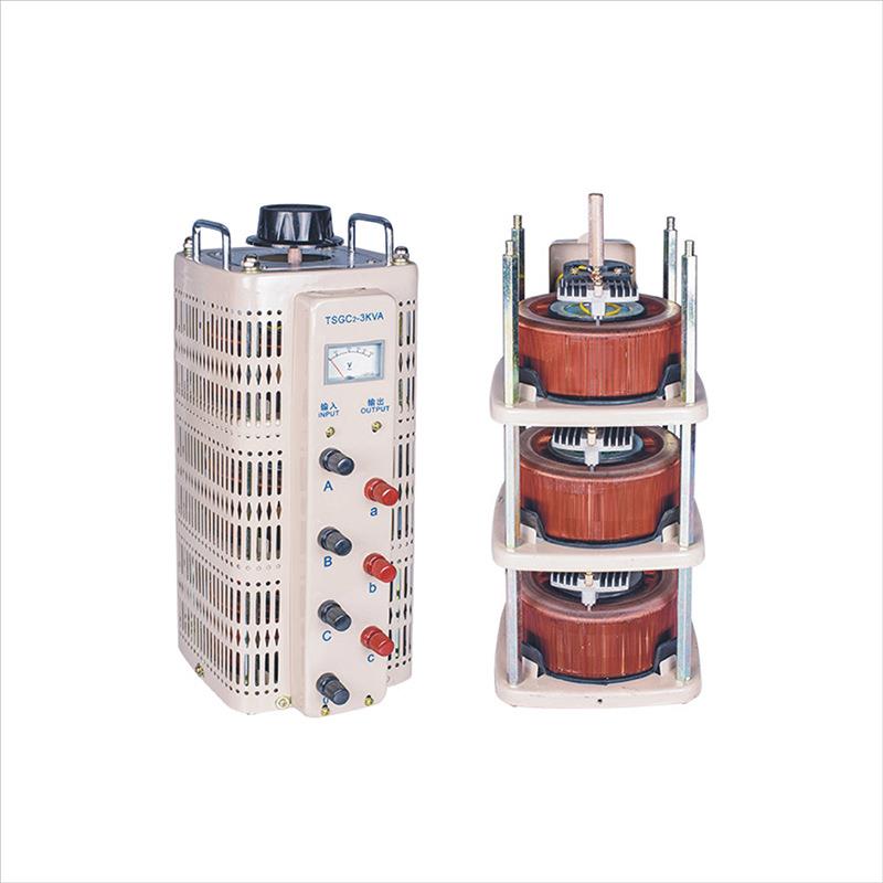 接触式三相380v调压器3/5/10000w升降压0-500v调压变压器