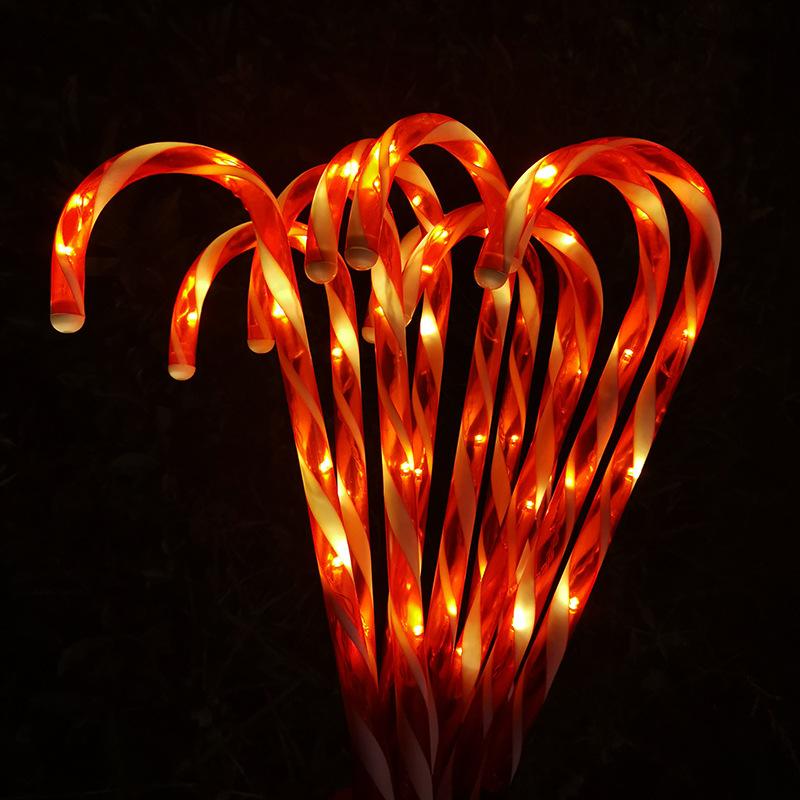 棒棒糖爆款拐杖装饰糖果装饰灯