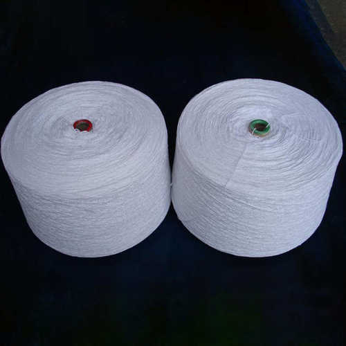 再生棉纱线特白10s两股10s三股棉纱线气流纺纱线普梳棉纱毛线批发