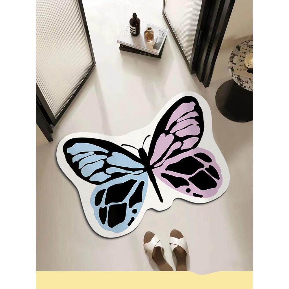 浴室地垫卫生间门口硅藻泥吸水垫厕所防滑垫卫浴防摔脚垫洗澡专用