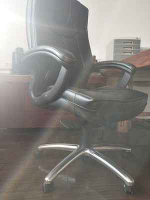 永艺电脑椅怎么样，真是真皮？参有水份吗？