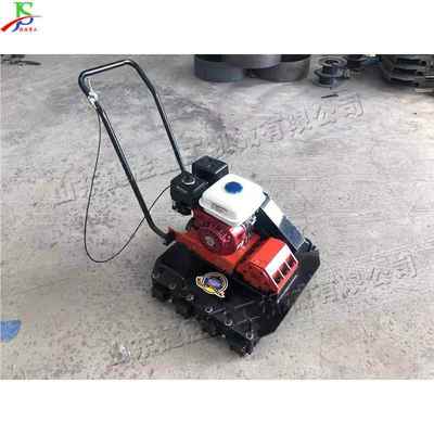 人行道自动铺机 推式砖道铺平 机砖震js004动式路面压砖手机