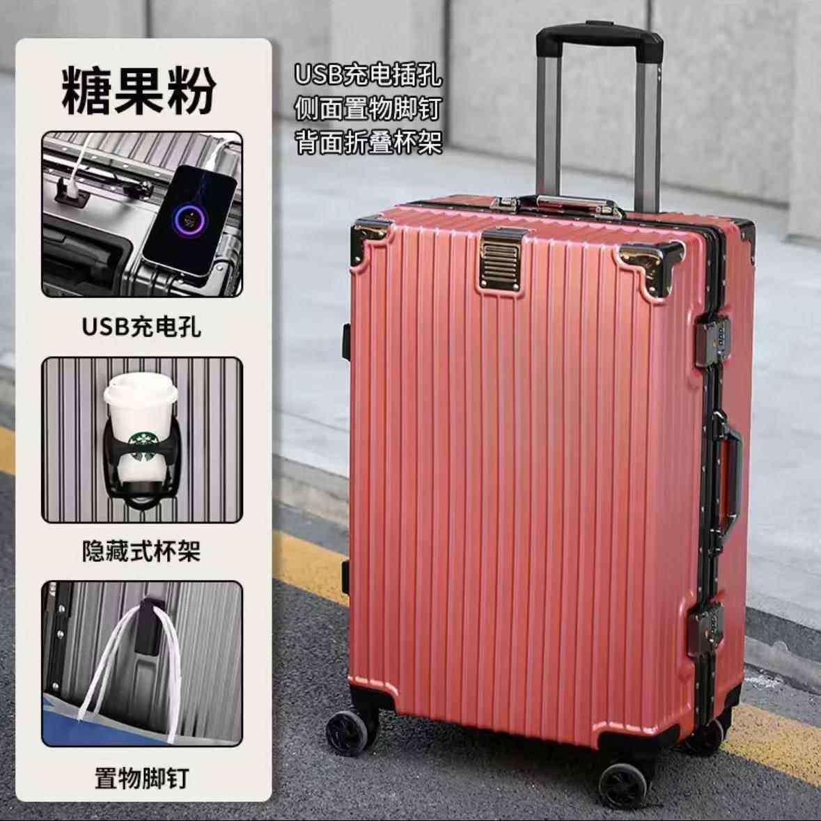 高档德国进口2025新款行李箱拉杆箱结实耐用厚生女旅行箱学密码男