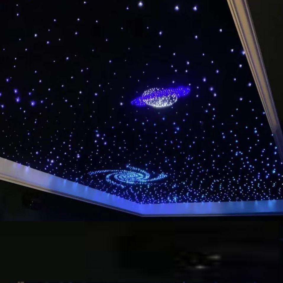 网红星空顶光纤灯满天星影音室餐厅酒吧ktv客厅吊顶天花板装饰灯