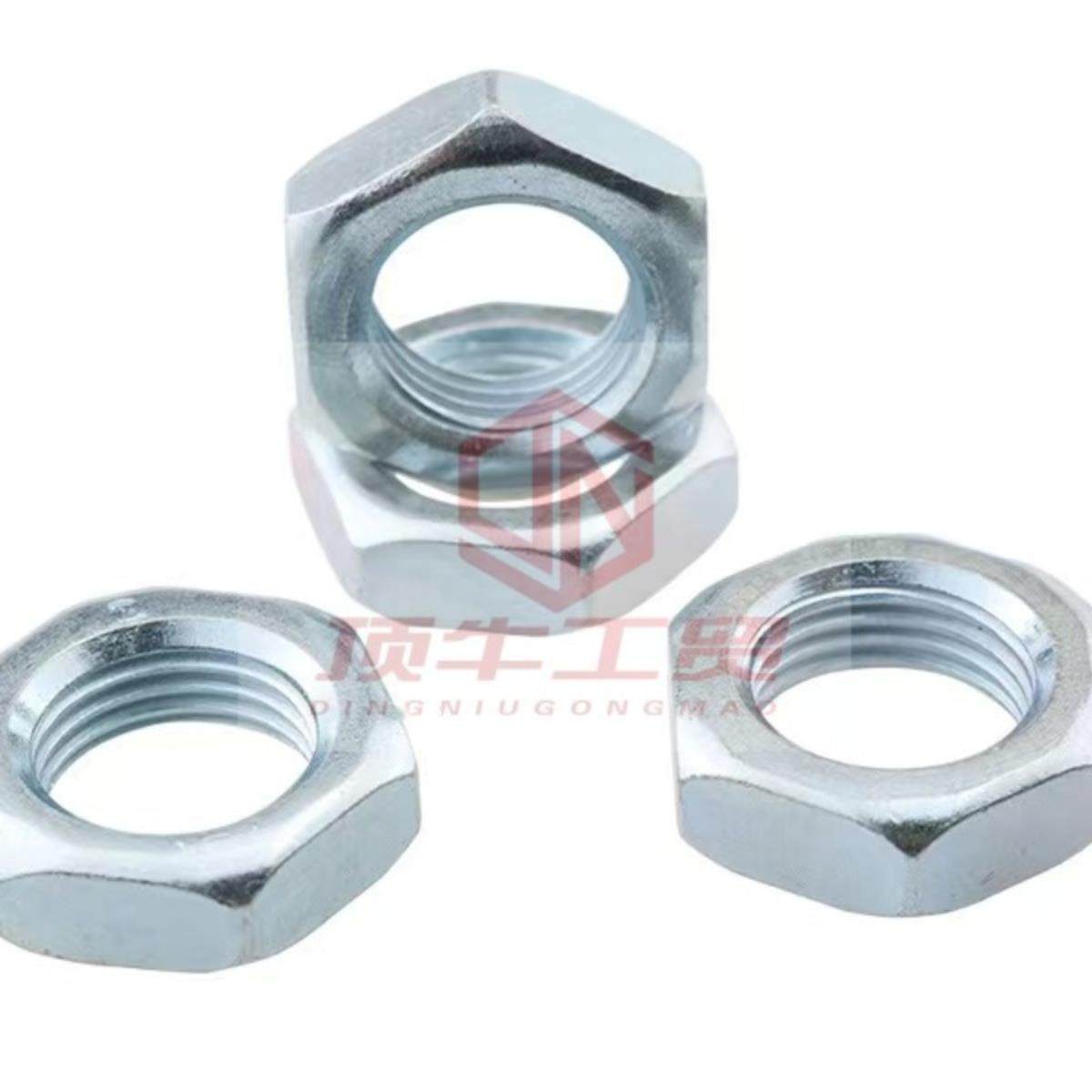 8级GB6172镀锌六角薄螺母螺帽6173细牙薄螺丝帽M8M10M12M16M20M24,五金/工具,螺母,淘宝优惠券,粉丝福利购,淘宝优惠卷