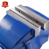 重型台虎钳工业级8寸虎钳汽修10寸可旋转12寸台钳小型平口钳家用