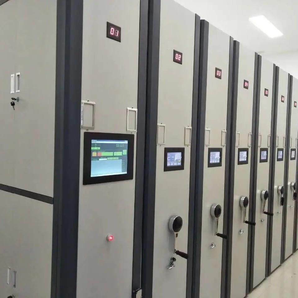 密集架档案室密集柜手摇式移动档案柜文件柜凭证柜货架智能密集柜