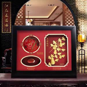 南京特产云锦雨花石金箔金陵三宝工艺品送老外礼物出国礼品