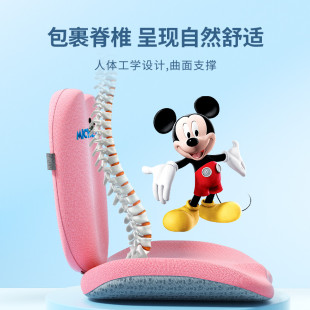 儿童护腰增高坐垫靠垫一体学生学习折叠椅子座垫靠背屁股垫 新款