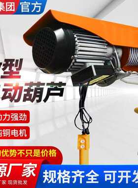 PA微型电动葫芦200kg-1000kg小微220V家用轻小吊机绞盘微型葫芦