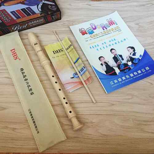 高档美竖笛德式高音初学生用学学校推荐六小孔八孔儿童入门笛子奇