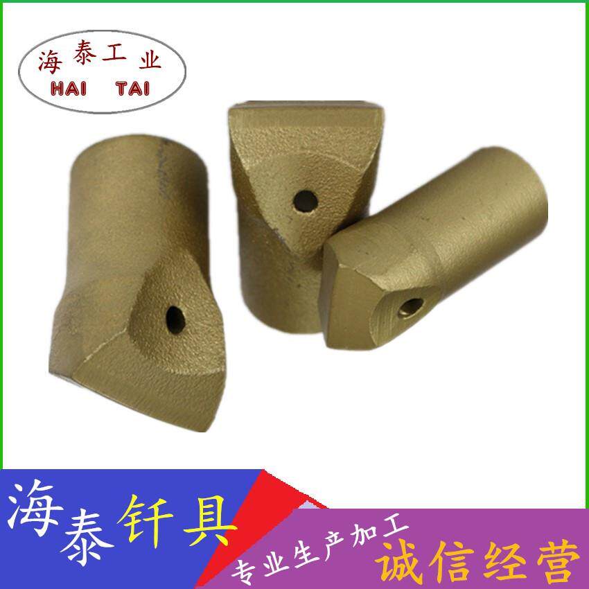 一字风钎头风动凿岩机钎头打孔钻头一字钻头规格牌号齐全