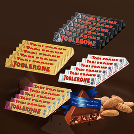 6条瑞士三角toblerone牛奶黑葡萄干巧克力100g*6根进口休闲零食