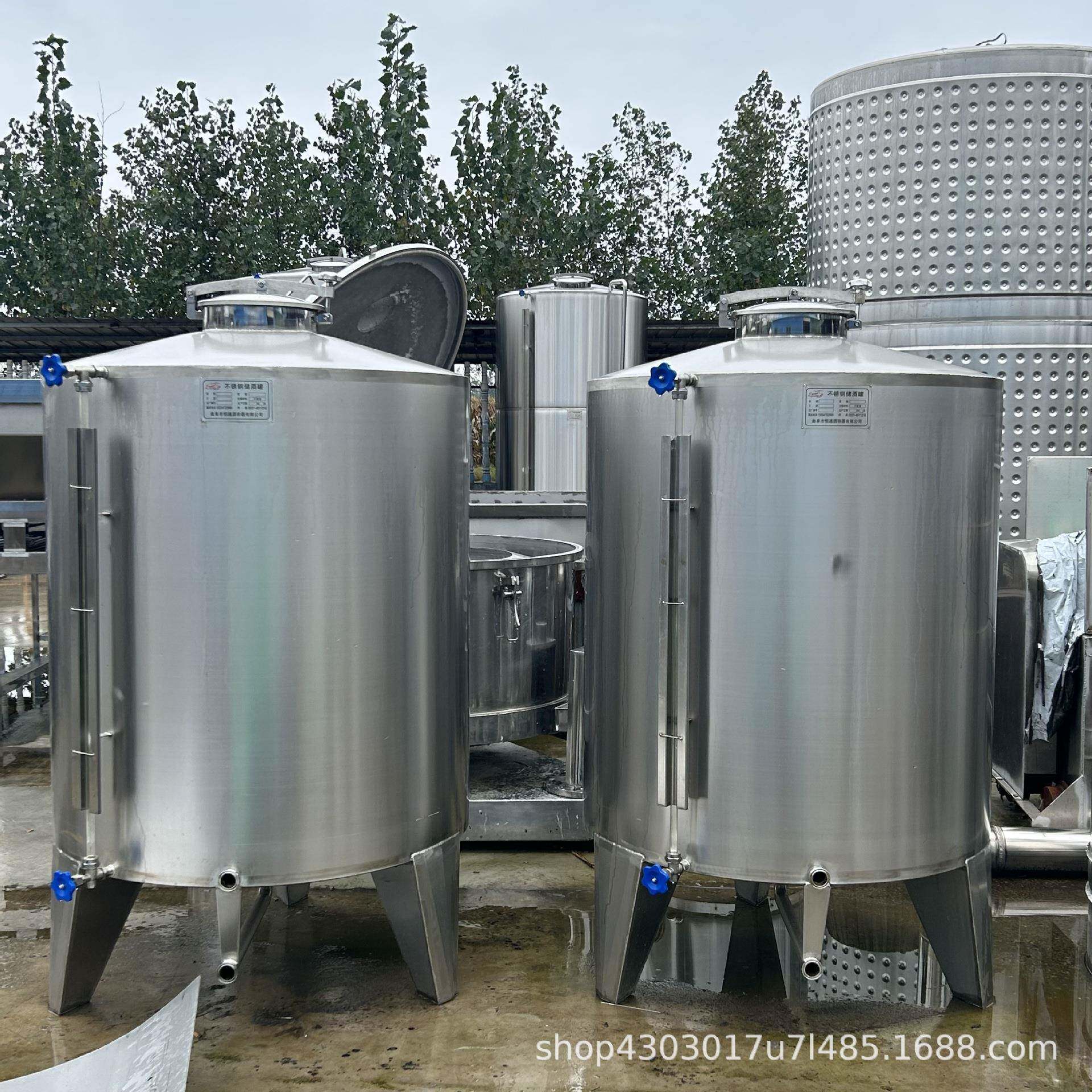 1立方储存罐立式304不锈钢储水罐白钢工业用水储水容器密封性