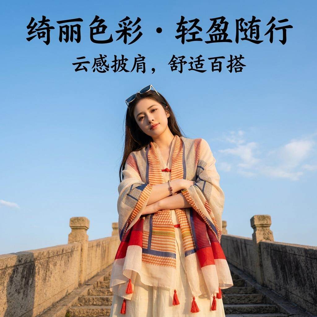 披肩女防晒2026新款夏薄款高级感配裙子春夏季民族风旗袍开衫防风