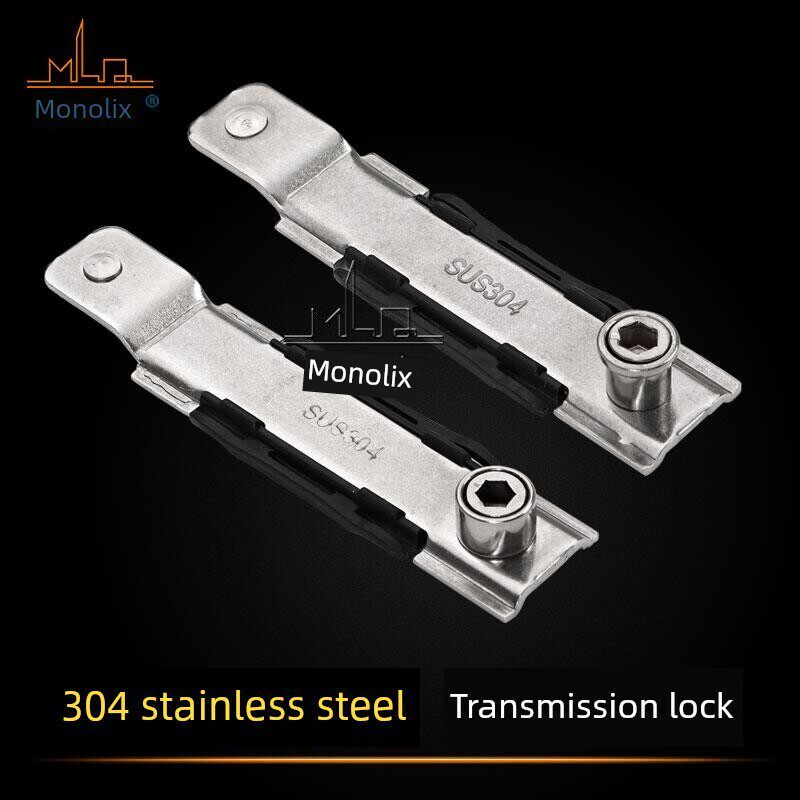 断桥铝窗锁传动杆工字钉窗门窗圆钉锁点传动手柄304鸭舌锁块