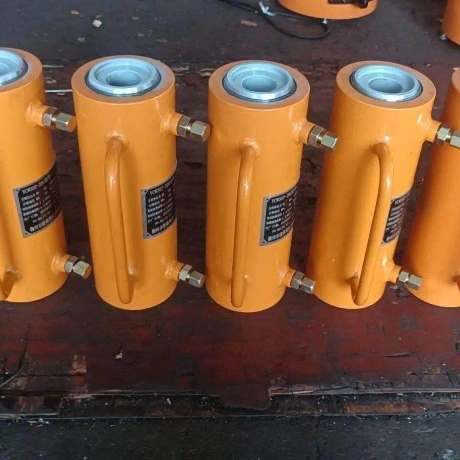 柳州桥梁分离式液压千斤顶30T分体式短型穿心式千斤顶