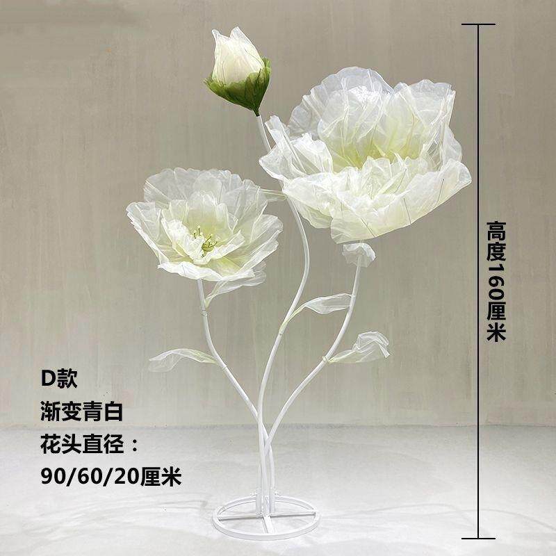 新款婚庆道具路引花丝网陈列花现场布置装饰摆件橱窗网红拍照