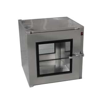 不锈钢传递箱耐磨防腐加厚板材无尘间实验室带紫外灯落地式 传递窗