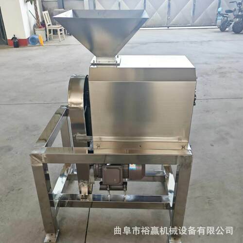 商用山楂去核打浆机火龙果芒果打泥机大型蟠桃樱桃去核打浆机