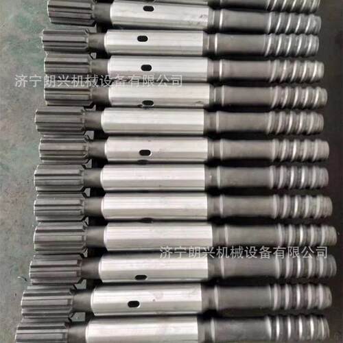螺纹连接凿岩台车纤尾SR35-45内螺纹钎尾一字整体钎钎尾