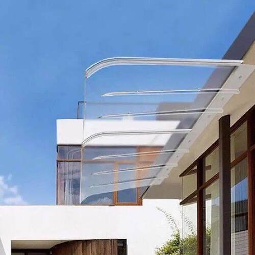Window Awning Front Door Canopy Durable Transparent Roof