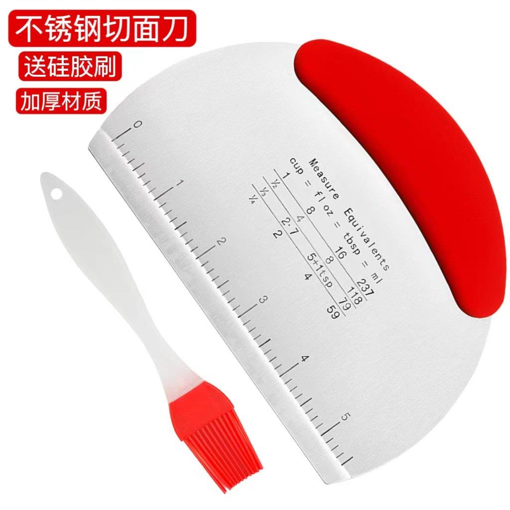 151g不锈钢切面刀刮刀食品级烘焙刮板烘焙工具面团切板馒头面切板