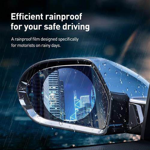 2Pcs/Set Rainproof Car Accessories Car Mirror Window Clear F