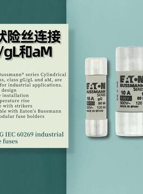 bussmann工业熔断器C14G2S 2A-50A 400-500V gG/gL和aM CH14导轨