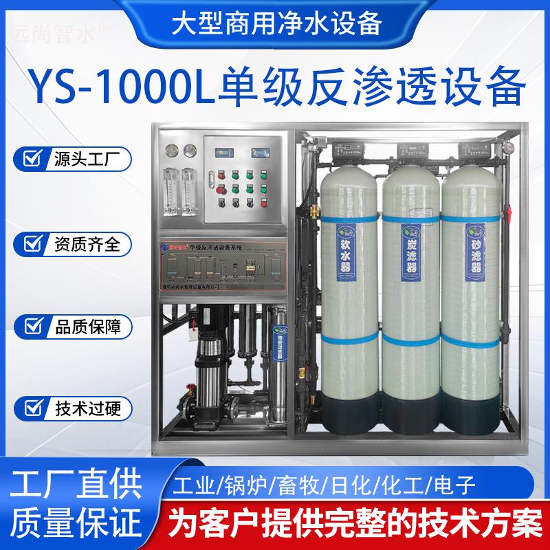 反渗透净水器RO膜纯水机大型工业水处理设备全自动单双级去离子设