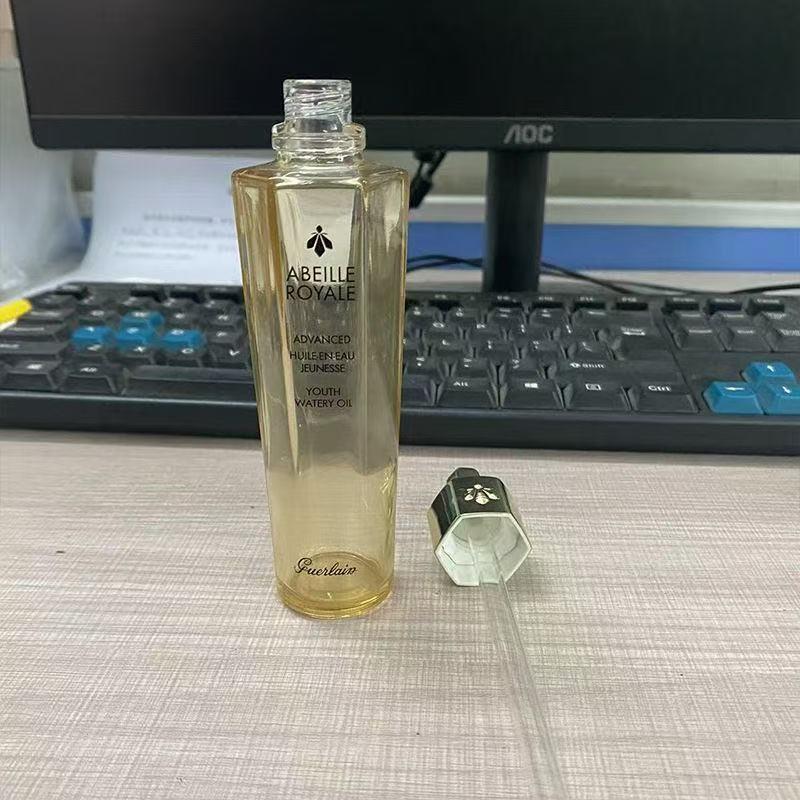精致娇蓝复原蜜50毫升空瓶子玻璃瓶小蜂蜜精华液家用分装金色空瓶