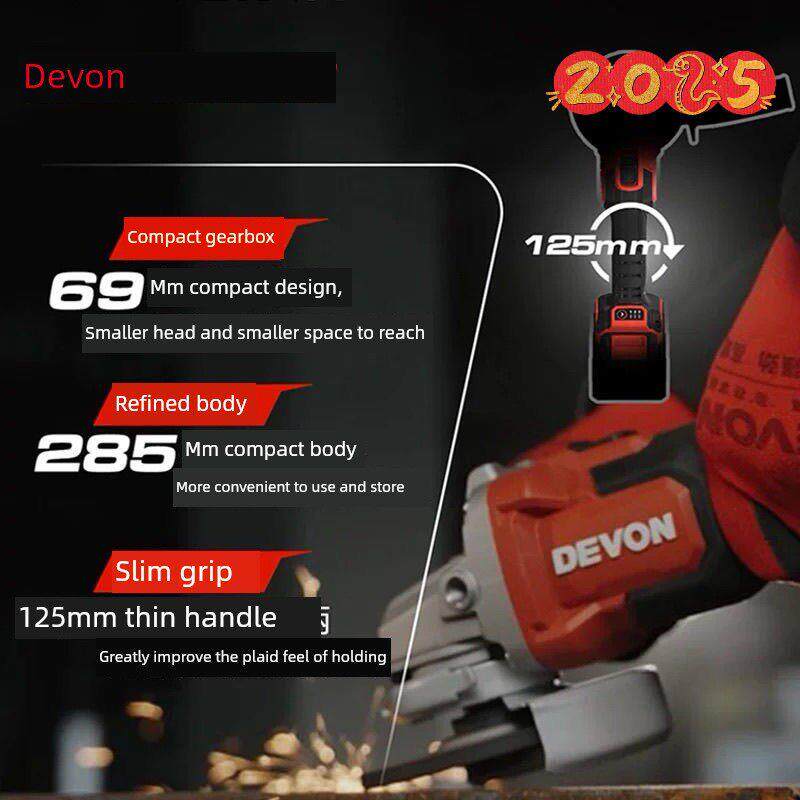 大有2908充电角磨机锂电磨光机手磨机无刷细手柄切割打磨抛光调速